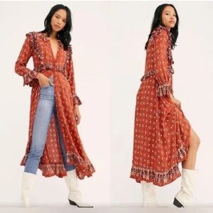 Free People Calico Skies Boho Dress